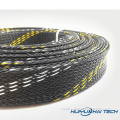 Pattern braided wire protection network pipe